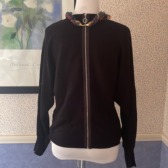 Oversize black pull over sweater - Picture 3 of 7
